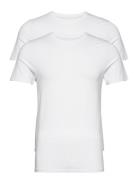 Jbs 2-Pack O-Neck Bamboo Tops T-Kortærmet Skjorte White JBS