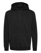 Bhdownton Hood Sweatshirt Tops Sweatshirts & Hoodies Hoodies Black Blend