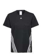 Wtr Icns 3S T Sport T-shirts & Tops Short-sleeved Black Adidas Performance