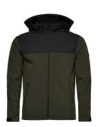 Jjemarvin Hood Softshell Noos Tops Sweatshirts & Hoodies Hoodies Khaki Green Jack & J S