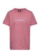 Hmltomb T-Shirt S/S Sport T-Kortærmet Skjorte Pink Hummel