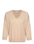 Olapw Pu Tops Knitwear Jumpers Pink Part Two