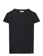 Organic Jersey Tuvina Tee Fav Tops T-Kortærmet Skjorte Black Mads Nørgaard