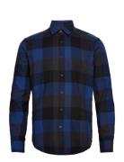 Onsgudmund Ls 3T Check Shirt Tops Shirts Casual Navy ONLY & SONS