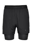 Dylan M 2-In-1 Stretch Shorts Sport Shorts Sport Shorts Black Virtus