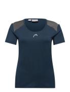 Club 22 Tech T-Shirt Women Sport T-shirts & Tops Short-sleeved Navy Head