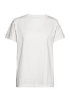 Freya T-Shirt - White Tops T-shirts & Tops Short-sleeved White STUDIO FEDER