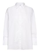 William - Solid Cotton Tops Shirts Long-sleeved White Day Birger Et Mikkelsen