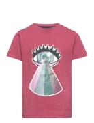 Tndebba S_S Tee Tops T-Kortærmet Skjorte Pink The New
