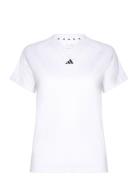 Aeroready Train Essentials Minimal Branding Crew Neck T-Shirt Sport T-shirts & Tops Short-sleeved White Adidas Performance