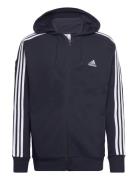M 3S Ft Fz Hd Sport Sweatshirts & Hoodies Hoodies Navy Adidas Sportswear