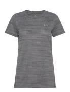 Ua Tech Tiger Ssc Sport T-shirts & Tops Short-sleeved Grey Under Armour
