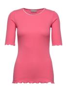 Frhizamond Tee 13 Tops T-shirts & Tops Short-sleeved Pink Fransa
