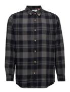 Johan Kids Flannel Check Shirt Tops Shirts Long-sleeved Shirts Multi/patterned Kronstadt