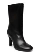 Imara Leather Bootie Shoes Boots Ankle Boots Ankle Boots With Heel Black Filippa K