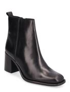 Biagrace Boot Crust Shoes Boots Ankle Boots Ankle Boots With Heel Black Bianco