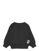 Basic Solid Sweatshirt Tops Sweatshirts & Hoodies Sweatshirts Black Mini Rodini