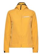 W Mt Softshel J Sport Sport Jackets Yellow Adidas Terrex