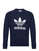 Adicolor Classics Trefoil Crewneck Sweatshirt Sport Sweatshirts & Hoodies Sweatshirts Navy Adidas Originals