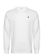 Classic Fit Jersey Long-Sleeve T-Shirt Tops T-Langærmet Skjorte White Polo Ralph Lauren