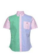 40/1 Lw Yd Oxford-Cubdpppktss Tops Shirts Short-sleeved Pink Polo Ralph Lauren