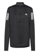Otr 1/4 Zip Sport Sweatshirts & Hoodies Sweatshirts Black Adidas Performance