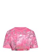 Jg Fi Aop T Sport T-Kortærmet Skjorte Pink Adidas Sportswear