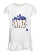 Sgjinny Blueberries Ss Tee Tops T-Kortærmet Skjorte White Soft Gallery