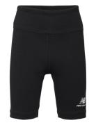 Essentials Stacked Logo Cotton Fitted Short Sport Sweatpants Black New Balance