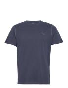 Sunfaded Ss T-Shirt Tops T-Kortærmet Skjorte Navy GANT