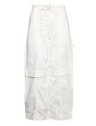 Scott - Soft Canvas Twill Bottoms Trousers Wide Leg White Day Birger Et Mikkelsen