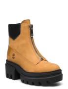 Everleigh Boot Front Zip Shoes Boots Ankle Boots Ankle Boots With Heel Yellow Timberland