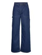 Only Bad Jeans Bottoms Jeans Wide Blue H2O Fagerholt