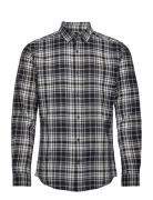 Onskit Reg Struc Check Ls Shirt Tops Shirts Casual Black ONLY & SONS