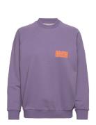 Dia Sweat Allium Sweatshirt Tops Sweatshirts & Hoodies Sweatshirts Purple Mads Nørgaard