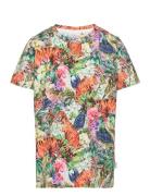 Orkidea T-Shirt Tops T-Kortærmet Skjorte Multi/patterned Ma-ia Family