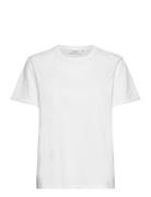 Mschterina Organic Tee Tops T-shirts & Tops Short-sleeved White MSCH Copenhagen