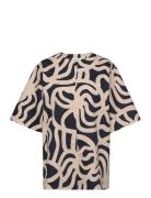 Feles Joonas Tops T-shirts & Tops Short-sleeved Black Marimekko