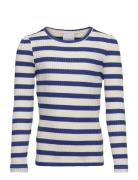 Tnstriped L_S Tee Tops T-shirts Long-sleeved T-Skjorte Multi/patterned The New