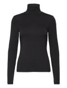 Mscholivie R Ls Top Tops T-shirts & Tops Long-sleeved Black MSCH Copenhagen