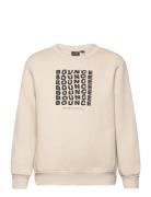 Nlmnounce Ls Bru O-Neck L Sweat Tops Sweatshirts & Hoodies Sweatshirts Cream LMTD