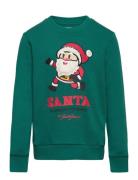 Jorxmas Crew Neck Sweat Xmas Jnr Tops Sweatshirts & Hoodies Sweatshirts Green Jack & J S