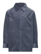 Shirt Jacket Cord Tops Shirts Long-sleeved Shirts Blue Lindex