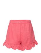 Embroidered Cotton Shorts Bottoms Shorts Red Mango