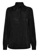 Slfceleste Ls Tie Shirt B Tops Shirts Long-sleeved Black Selected Femme