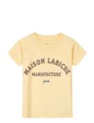 Leon Manufacture Tops T-Kortærmet Skjorte Yellow Maison Labiche Paris