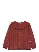 Nbfruna Ls Loose Shirt Lil Tops Shirts Long-sleeved Shirts Red Lil'Atelier