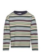 Anton - T-Shirt Tops T-shirts Long-sleeved T-Skjorte Multi/patterned Hust & Claire