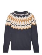 Porter - Pullover Tops Knitwear Pullovers Navy Hust & Claire