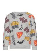 Nmmsolo Superfriends Sweat Bru Wab Tops Sweatshirts & Hoodies Sweatshirts Multi/patterned Name It